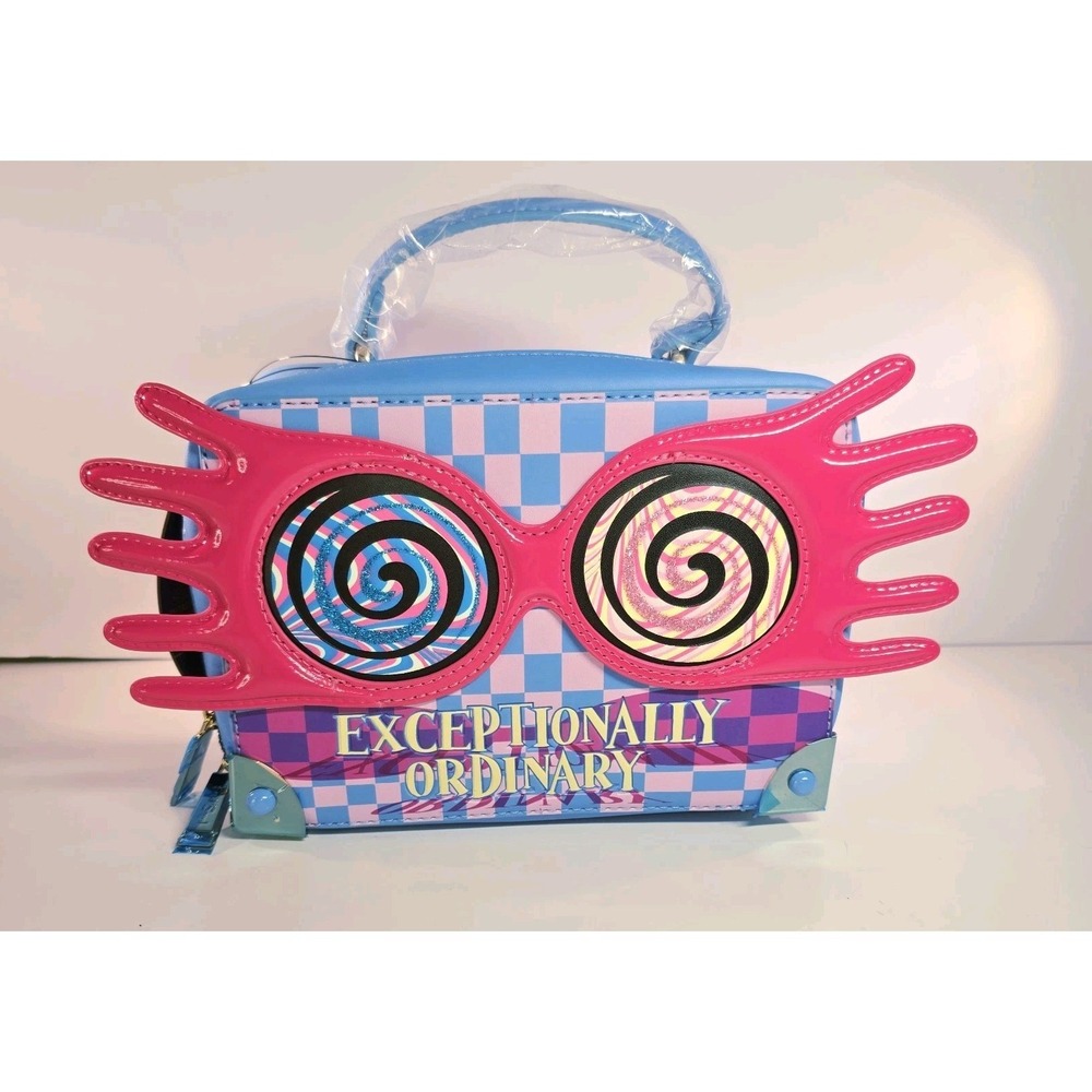 Harry Potter Luna Lovegood Fred Segal Spectrespecs Crossbody Trunk Bag Blue Pink